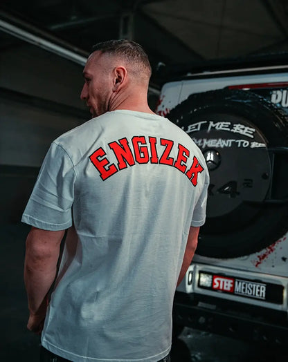 White T-Shirt with centered Chest Logo