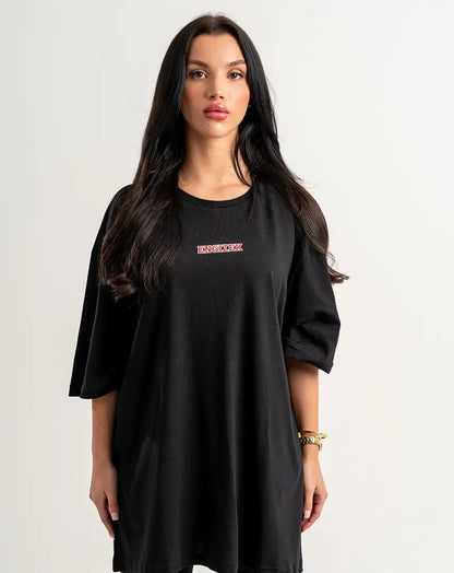 Black T-Shirt with centered Chest Logo