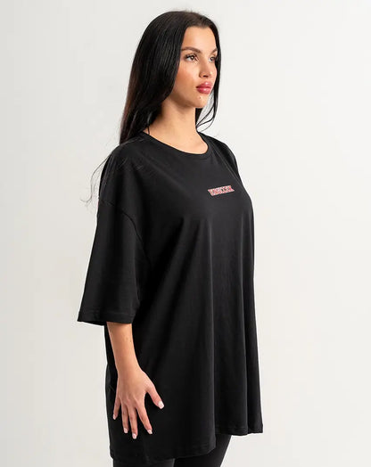 Black T-Shirt with centered Chest Logo