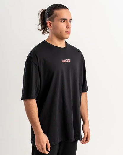 Black T-Shirt with centered Chest Logo