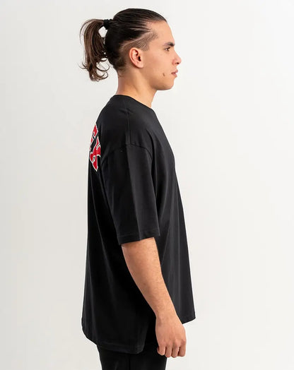 Black T-Shirt with centered Chest Logo