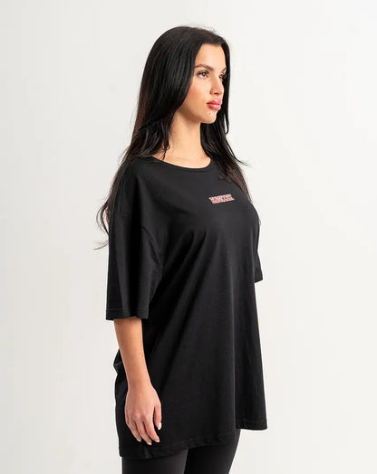 Black T-Shirt with centered Chest Logo