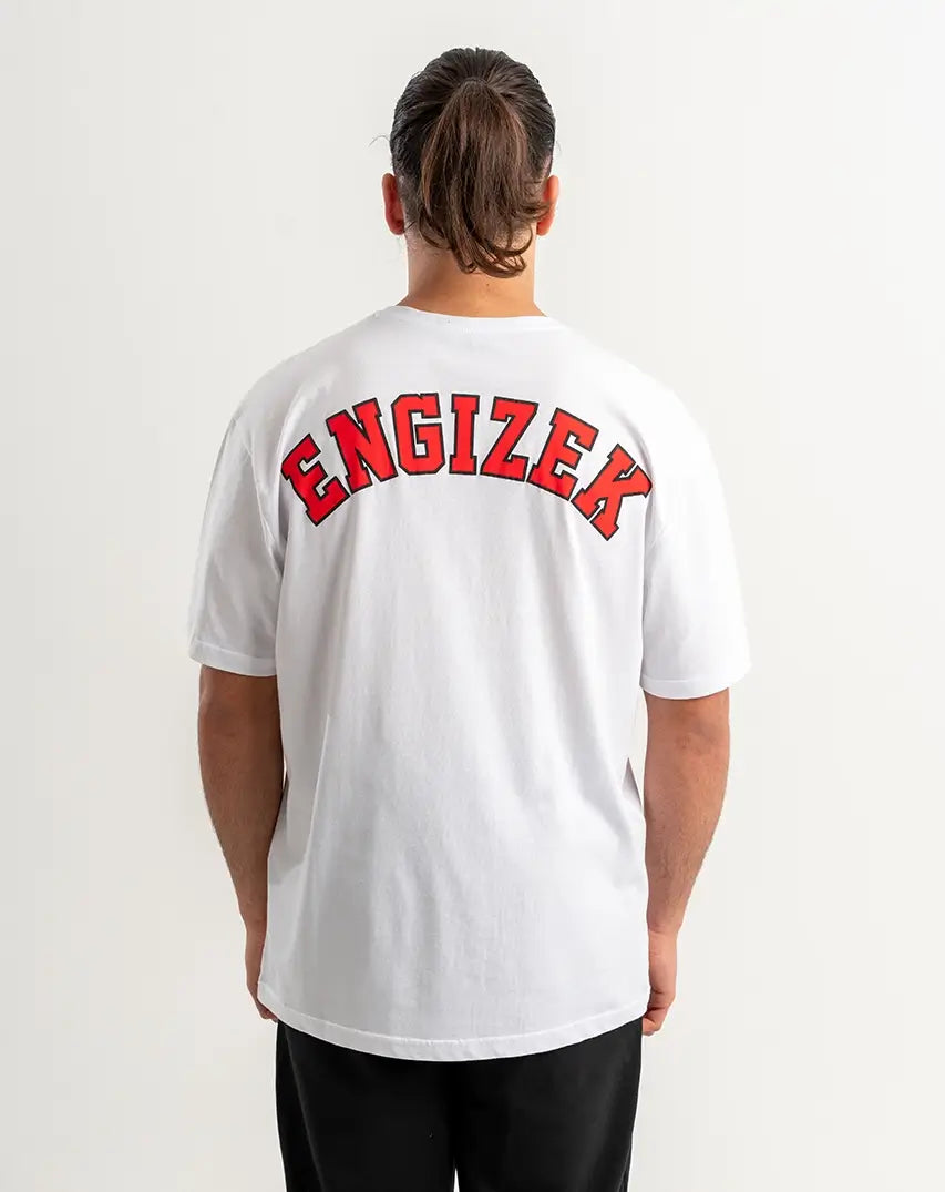 White T-Shirt with centered Chest Logo