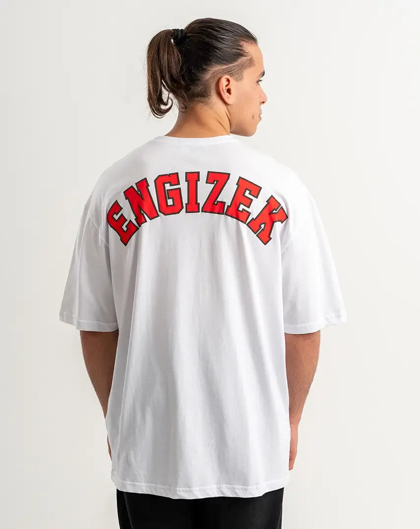 White T-Shirt with centered Chest Logo